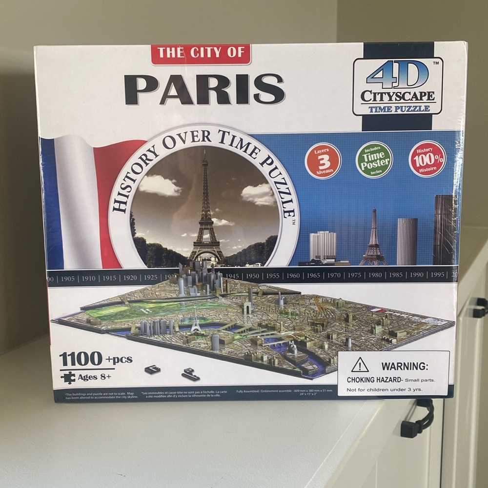 History Over Time puzzle - Paris